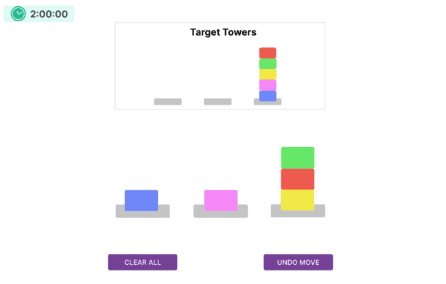 Pymetrics Tower Game